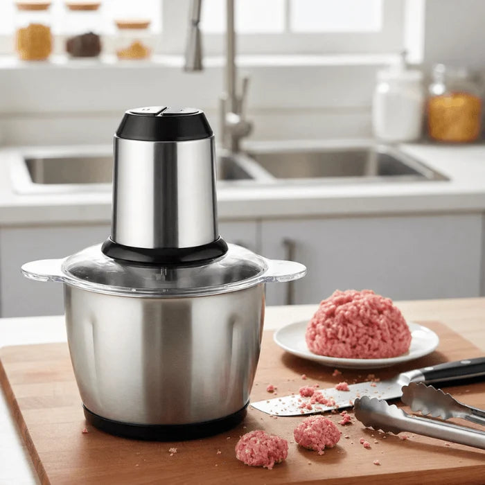 Triturador ChefPro em uma bancada de cozinha